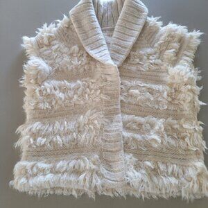 Anthropologie Sweater Vest Beige XS/S